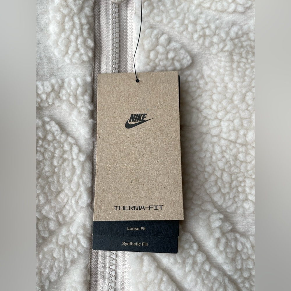 Nike Therma Fit Sherpa Jacket Coat Women’s SMALL NEW Parka Christmas Holiday - Picture 6 of 12